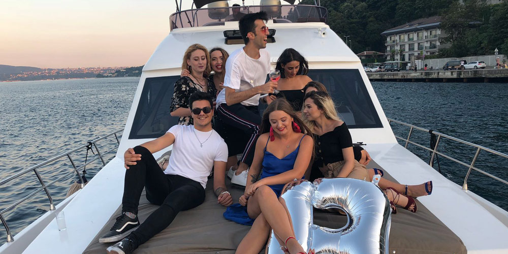 bosphorus cruise private yacht birthday party bosphorus tour