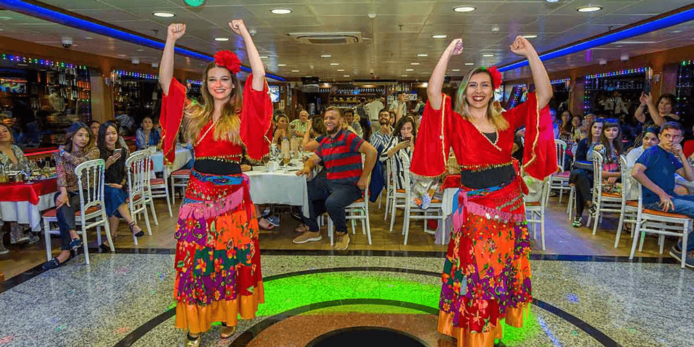 Istanbul Package Tour: Bosphorus Dinner Cruise and Turkish Night